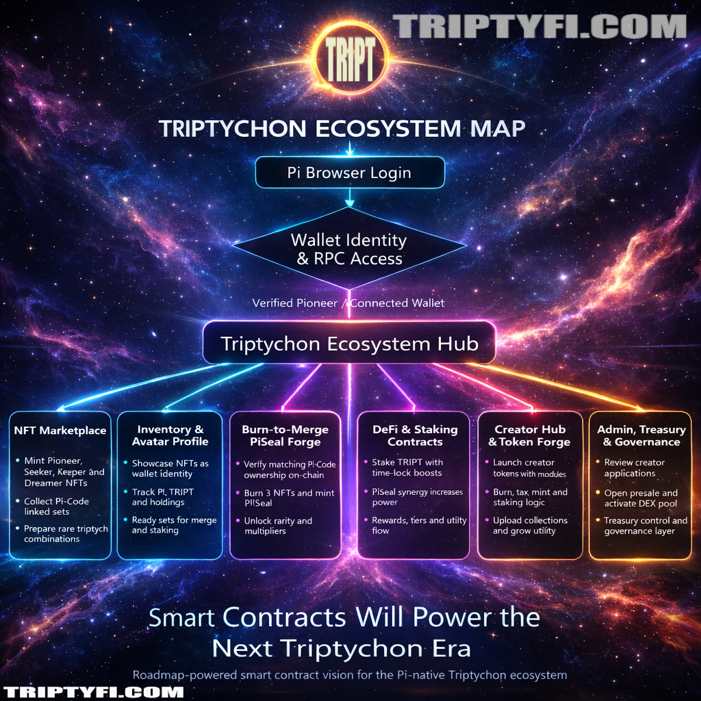 Triptychon Ecosystem Map
